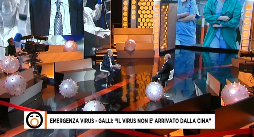 Di Martedì rinasce senza pubblico. A Fuori dal coro il coronavirus diventa un addobbo