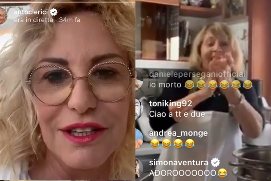 Antonella Clerici e Anna Moroni, la storica coppia si ricompone in diretta Instagram (video)
