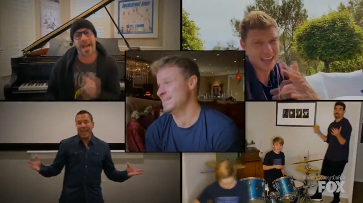 Backstreet Boys, reunion a distanza all’epoca del Coronavirus: cantano I Want it the Way (video)