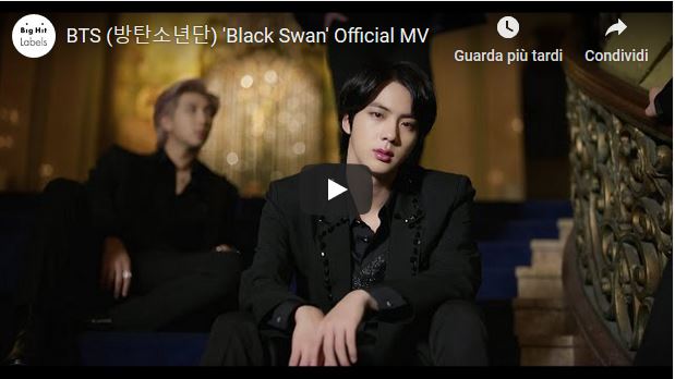 Black Swan, Bts, lyrics, traduzione e video