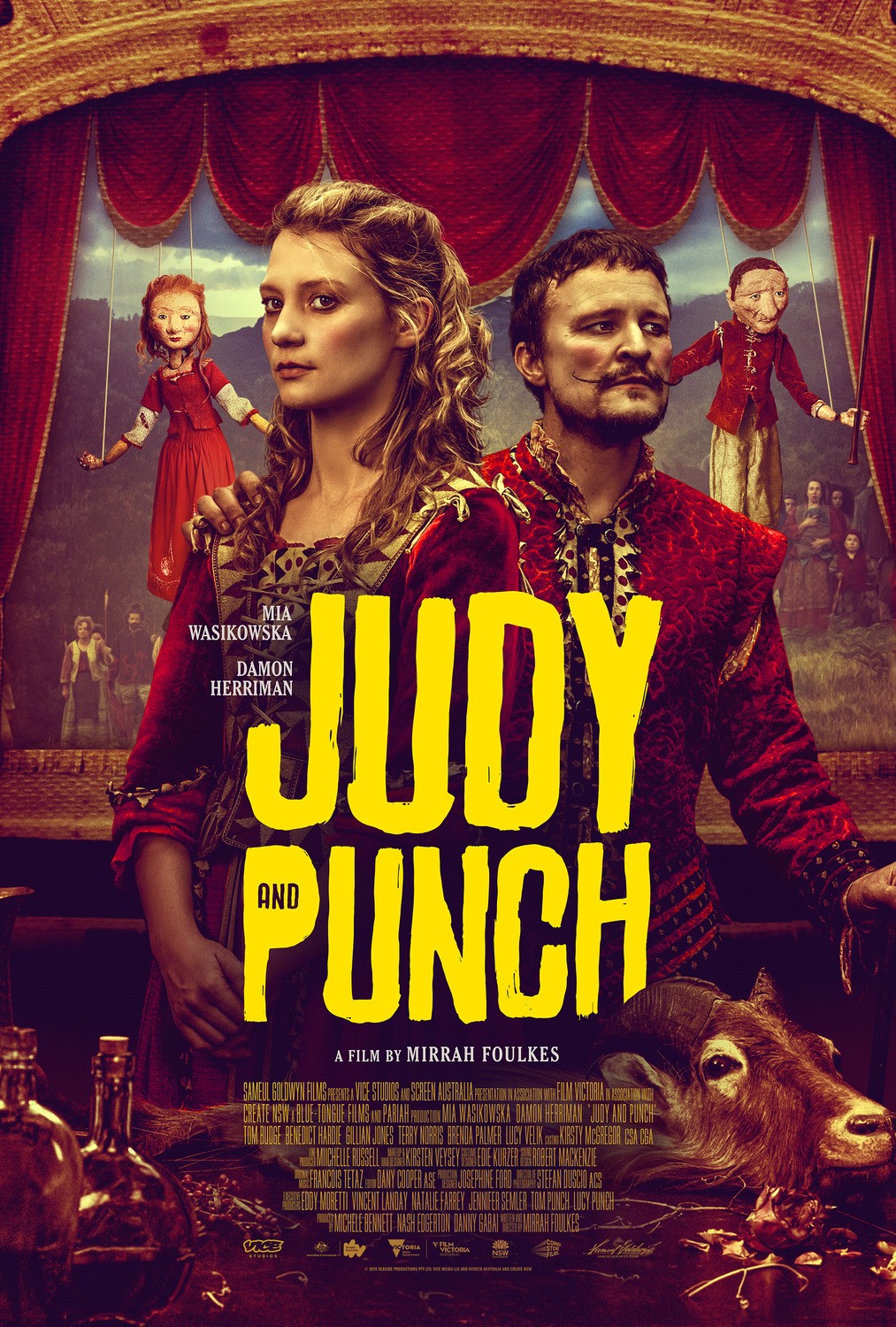 Judy & Punch: locandine ufficiali della dark-comedy di Mirrah Foulkes