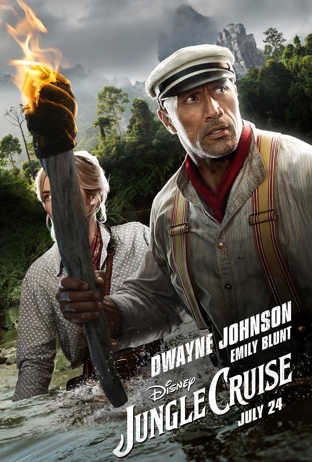 Jungle Cruise: locandine ufficiali del film Disney