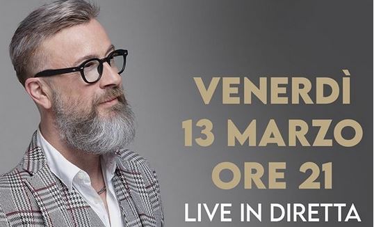 Marco Masini, Instagram: concerto venerdì 13 marzo 2020 alle 21