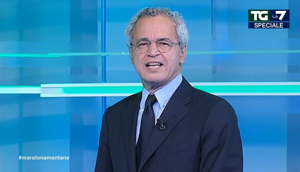 Discorso di Conte, Mentana si arrabbia: “Prima si fanno i decreti, poi si parla”