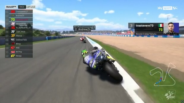 MotoGP, il Gran Premio virtuale d’Italia su Sky Sport MotoGP