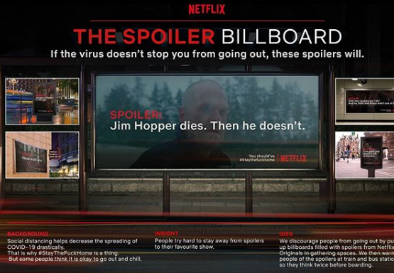“Se esci ti spoilero Netflix”, la campagna di due creativi thailandesi ad Amburgo