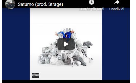 Nitro, Saturno: testo della canzone dall’album GarbAge (audio)