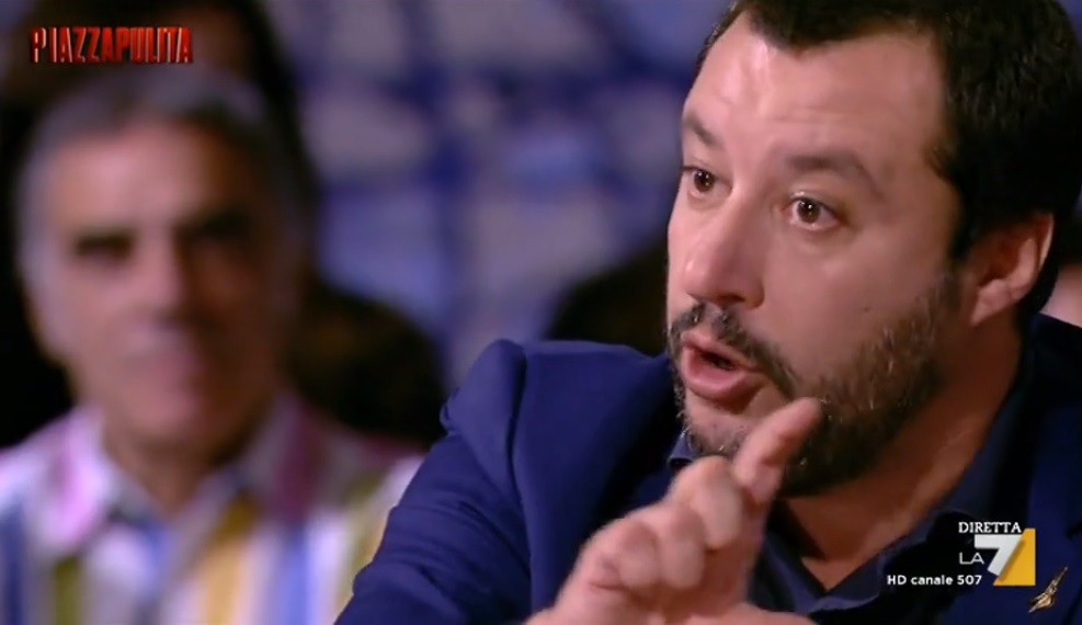 Salvini torna a Piazzapulita. Il duello con Formigli mancava da due anni e mezzo (Anteprima Blogo)