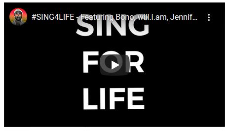 Sing For Life, Bono, will.i.am, Jennifer Hudson e Yoshiki: testo, lyrics e traduzione (video)
