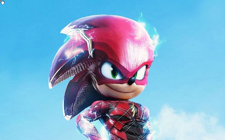 Sonic: il personaggio del film live-action diventa Flash in una fan art