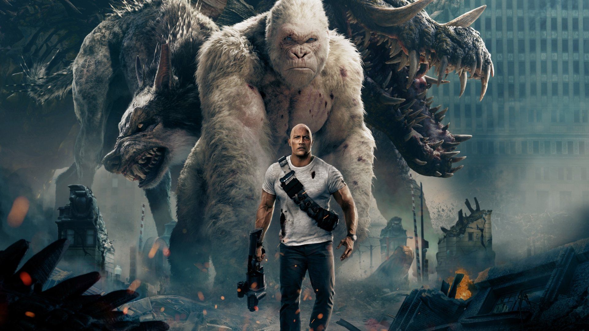 Stasera in tv: “Rampage – Furia Animale” su Italia 1