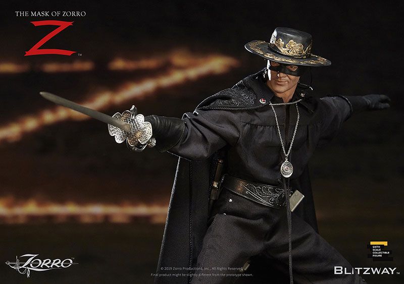 Zorro: nuova action figure “Blitzway” di Antonio Banderas