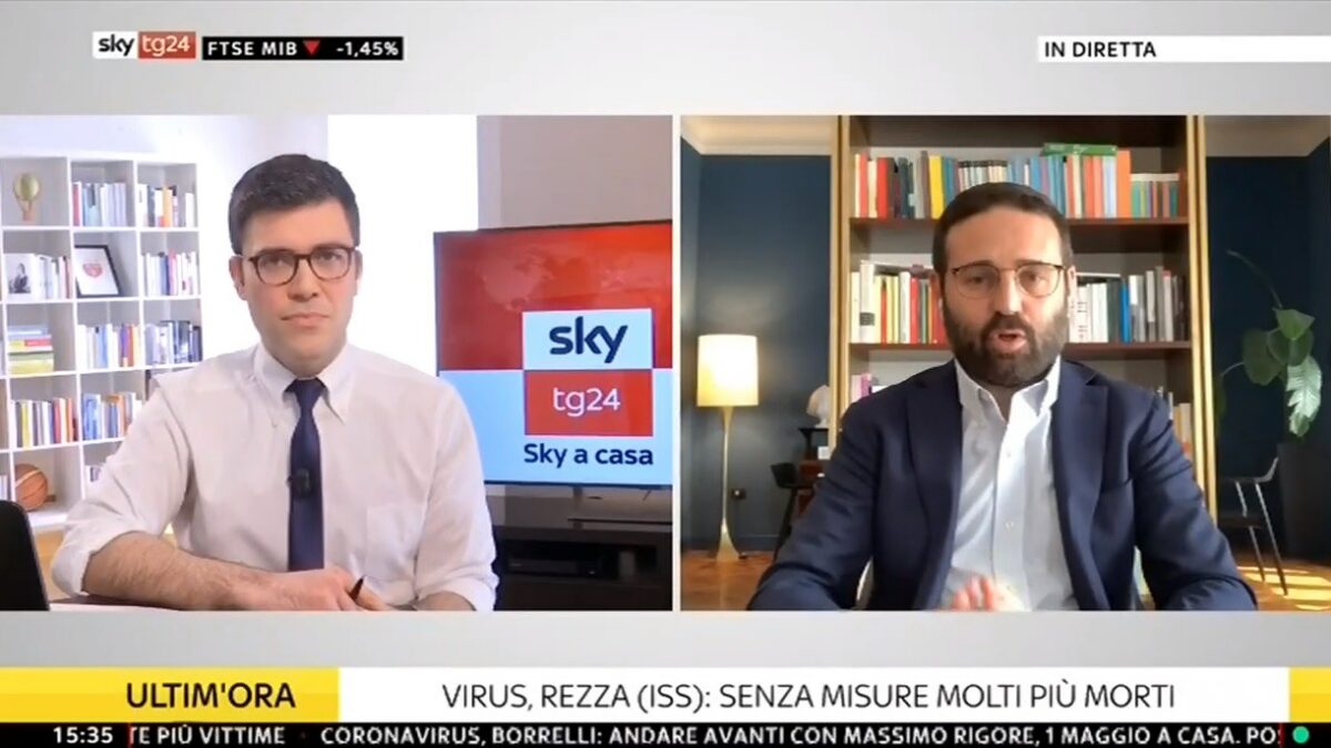 Sky Tg24 inaugura il primo telegiornale condotto da casa: “Vogliamo lanciare un segnale”
