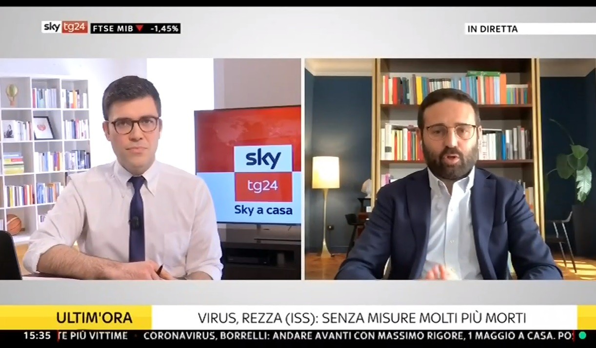 Sky Tg24 inaugura il primo telegiornale condotto da casa: “Vogliamo lanciare un segnale”