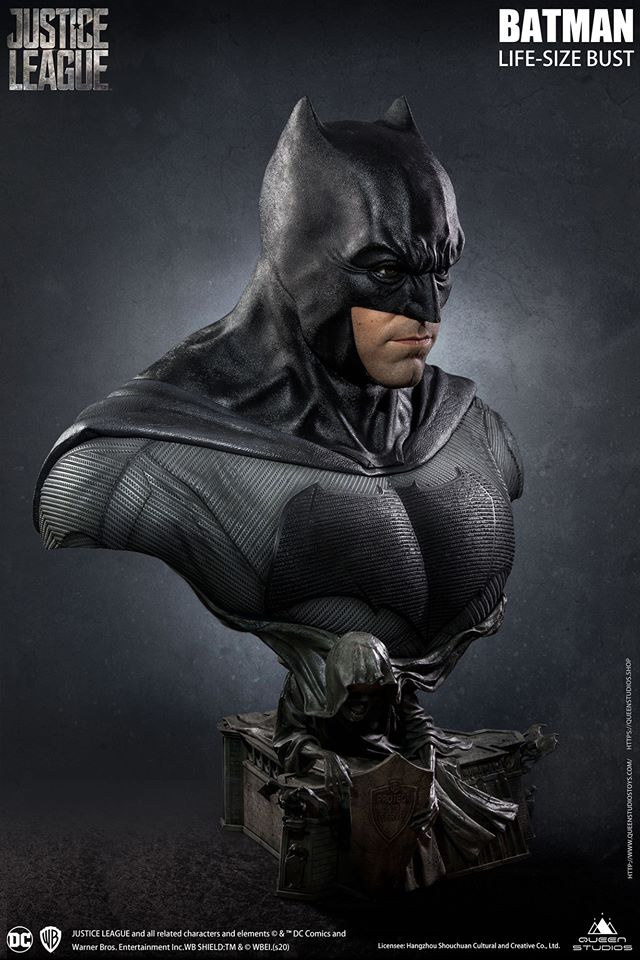 Batman: il busto Queen Studios di Ben Affleck in Justice League