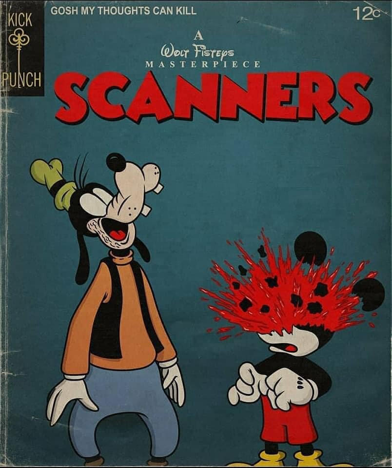 Fan Art: cover mash-up Disney e Film Horror