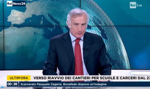 Piero Marrazzo, ritorno a sorpresa. Conduttore di Rai News nel cuore della notte