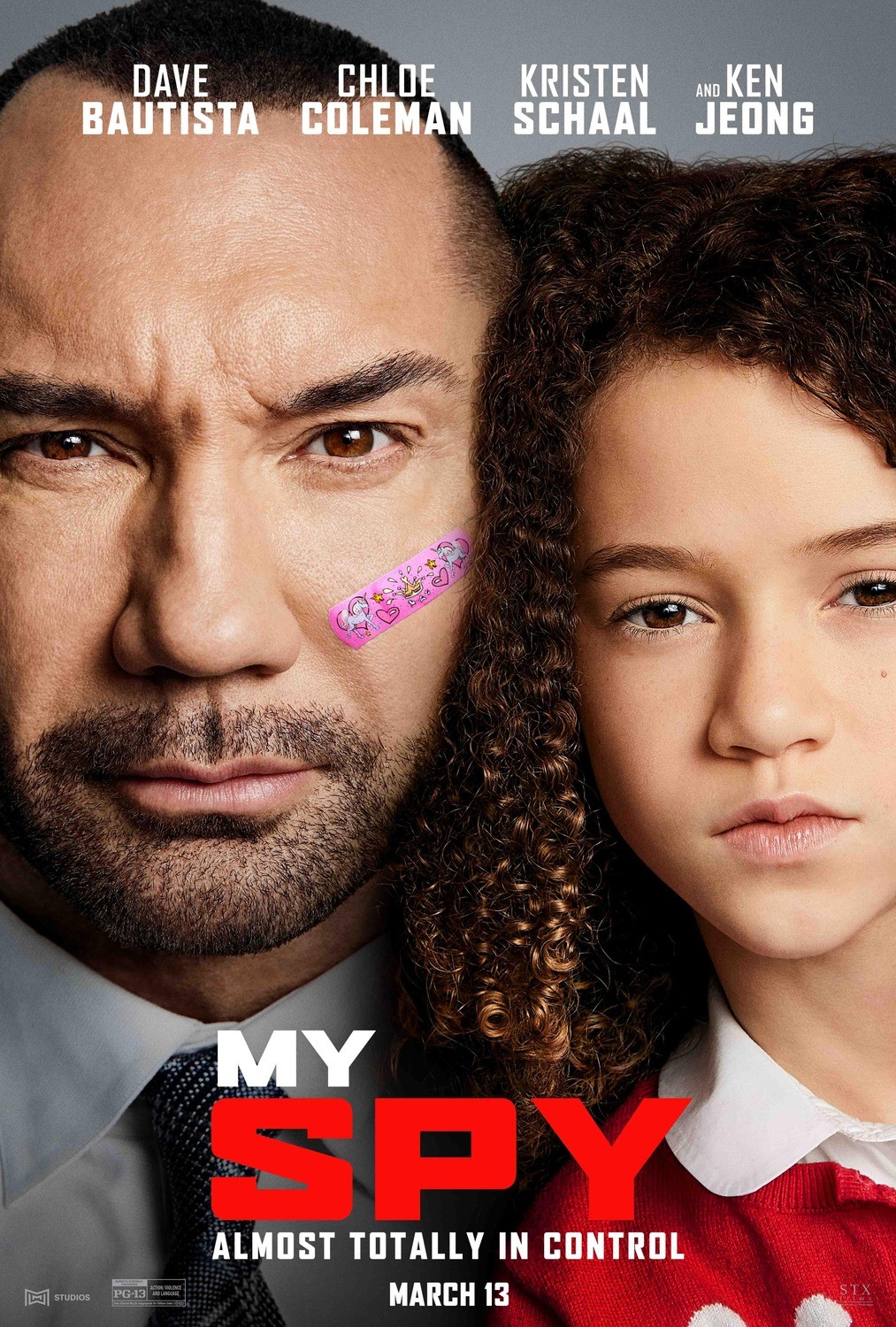 My Spy: locandine ufficiale del film con Dave Bautista