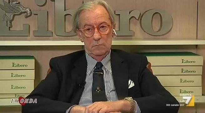 Vittorio Feltri “in esclusiva” da Giletti a Non è l’Arena. Un mese fa aveva detto “La7 inguardabile”