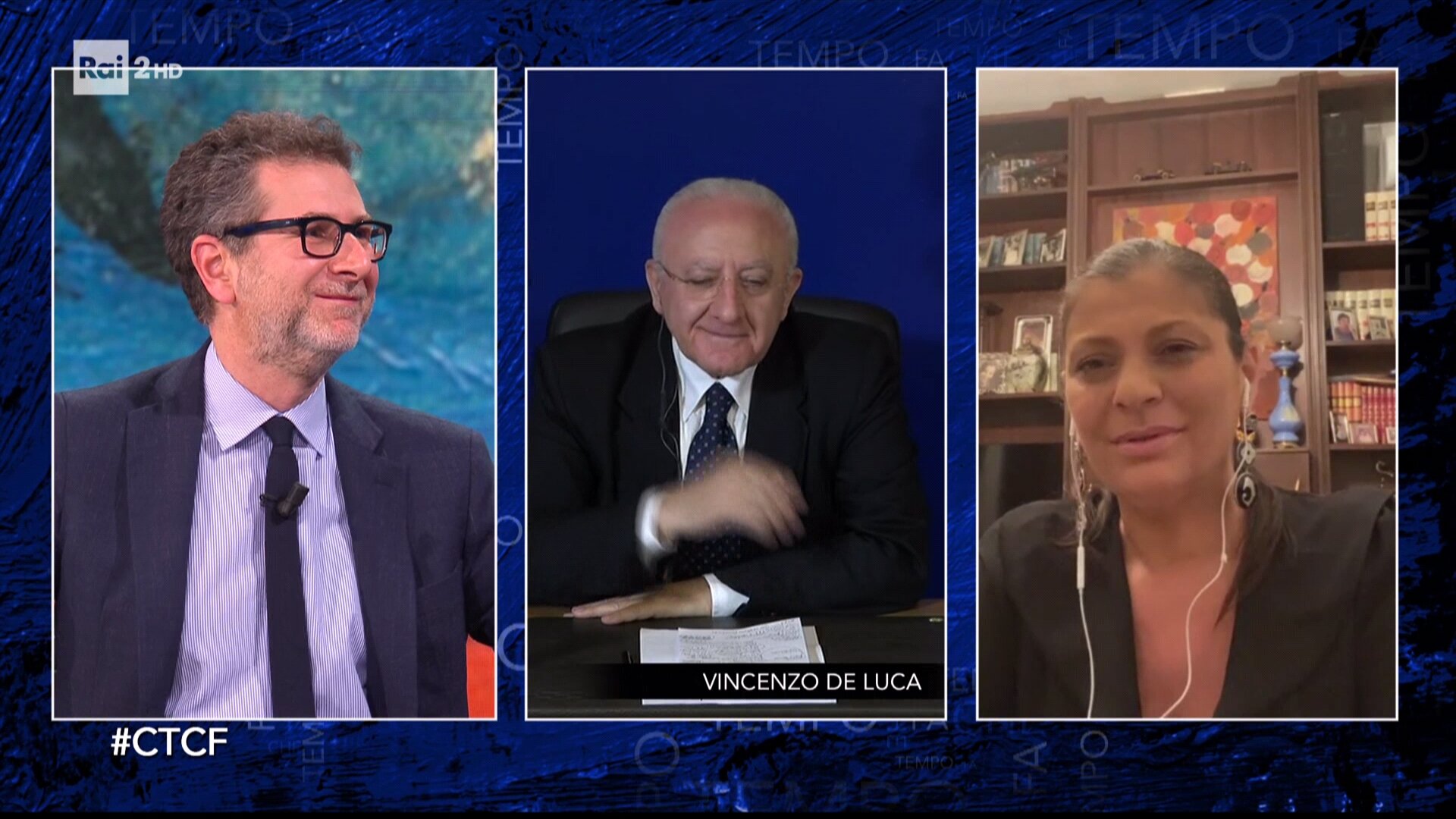 Che Tempo Che Fa, De Luca a Fazio: “Fratacchione…”