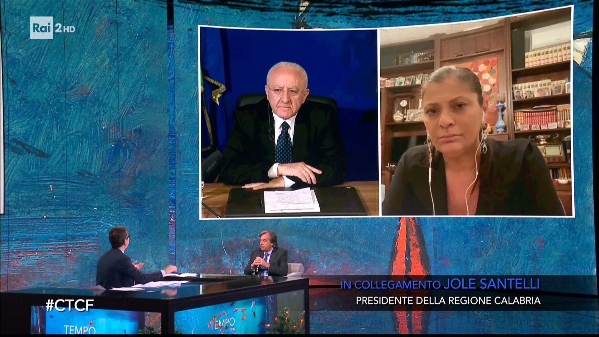 Che Tempo Che Fa, confronto De Luca – Santelli