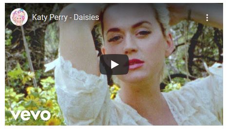 Daisies, Katy Perry: lyrics, testo e traduzione (video)