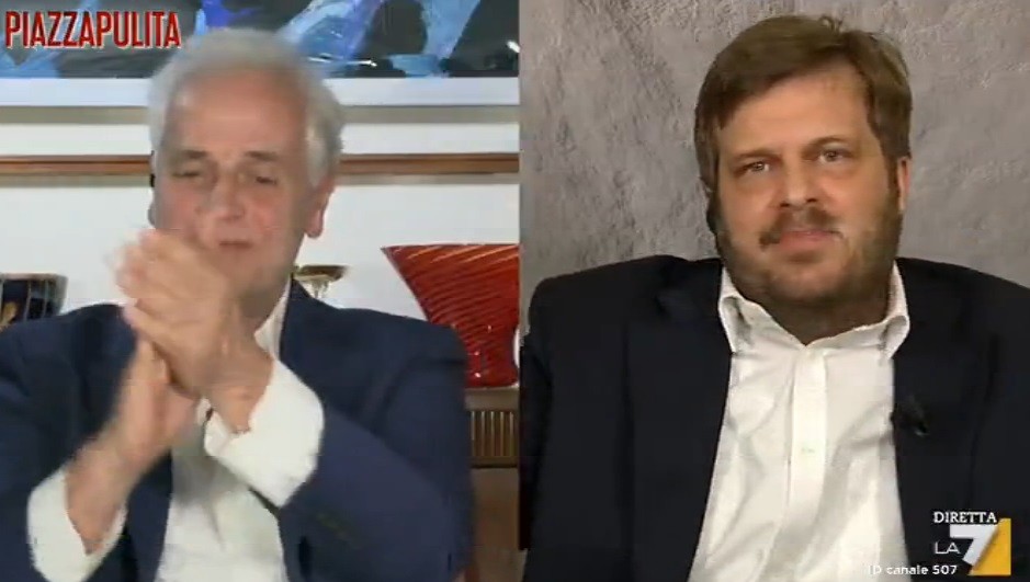 Piazzapulita, Formigoni torna in tv ed è subito scontro. Lite con Majorino (Video)