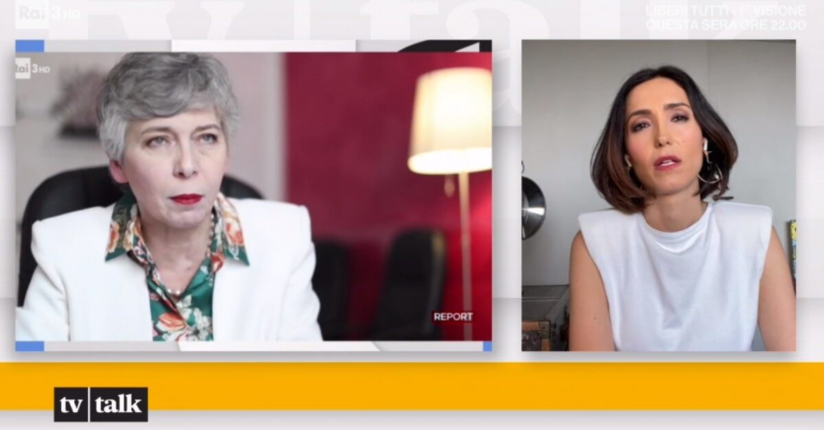 Caterina Balivo, gaffe a Tv Talk: “Irene Pivetti prima donna presidente della Camera”