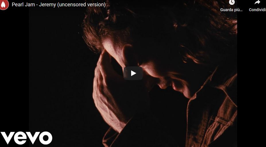 Jeremy, Pearl Jam: la band rilascia il video censurato della canzone tratta dall’album “Ten”