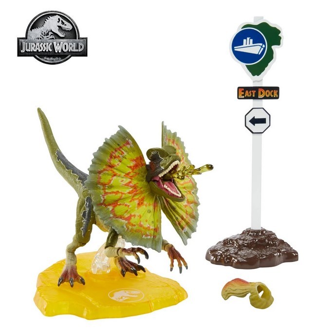 Jurassic Park: nuova action figure “Mattel” del Dilofosauro