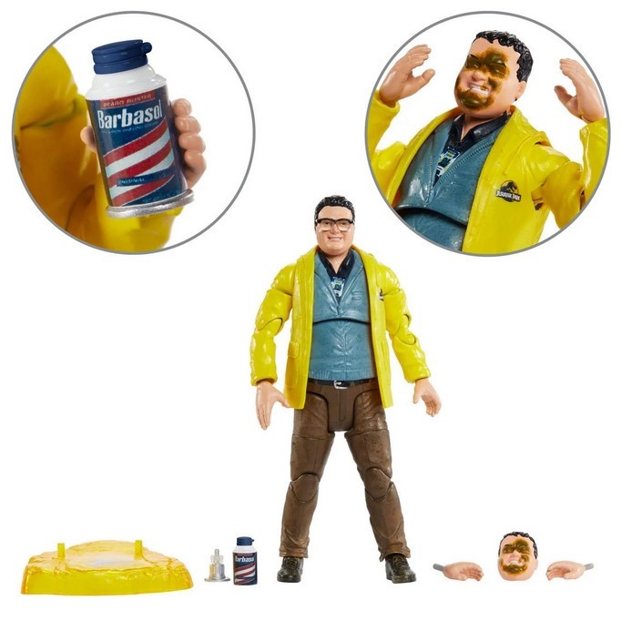 Jurassic Park: nuova action figure “Mattel” di Dennis Nedry