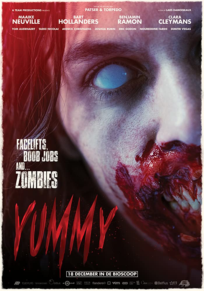 Yummy: locandine della commedia horror con zombie