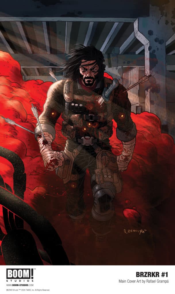 BRZRKR: cover e tavole del fumetto di Keanu Reeves
