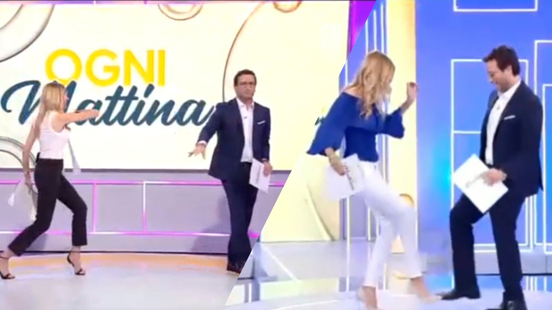 Ogni Mattina, Adriana Volpe e Alessio Viola: “Non si dica che fra noi c’è il gelo” (VIDEO)