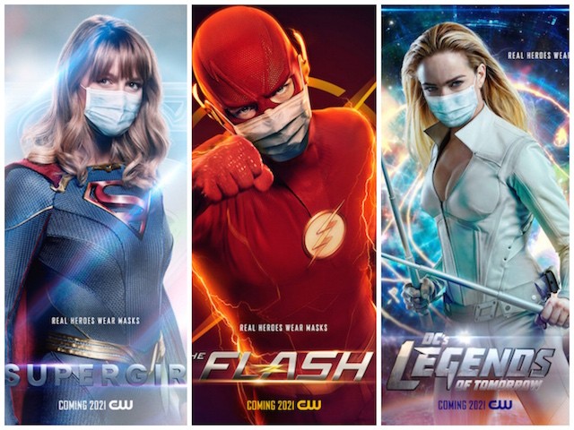 The Cw, i supereroi delle serie tv nei poster con la mascherina (Foto)