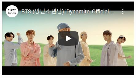 BTS, Dynamite: lyrics, testo e traduzione (video ufficiale)
