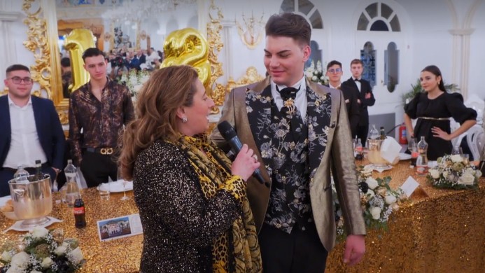 Il Castello delle Cerimonie 2020, i 18 anni di Francesco: Oro, Brillanti e Carciofi