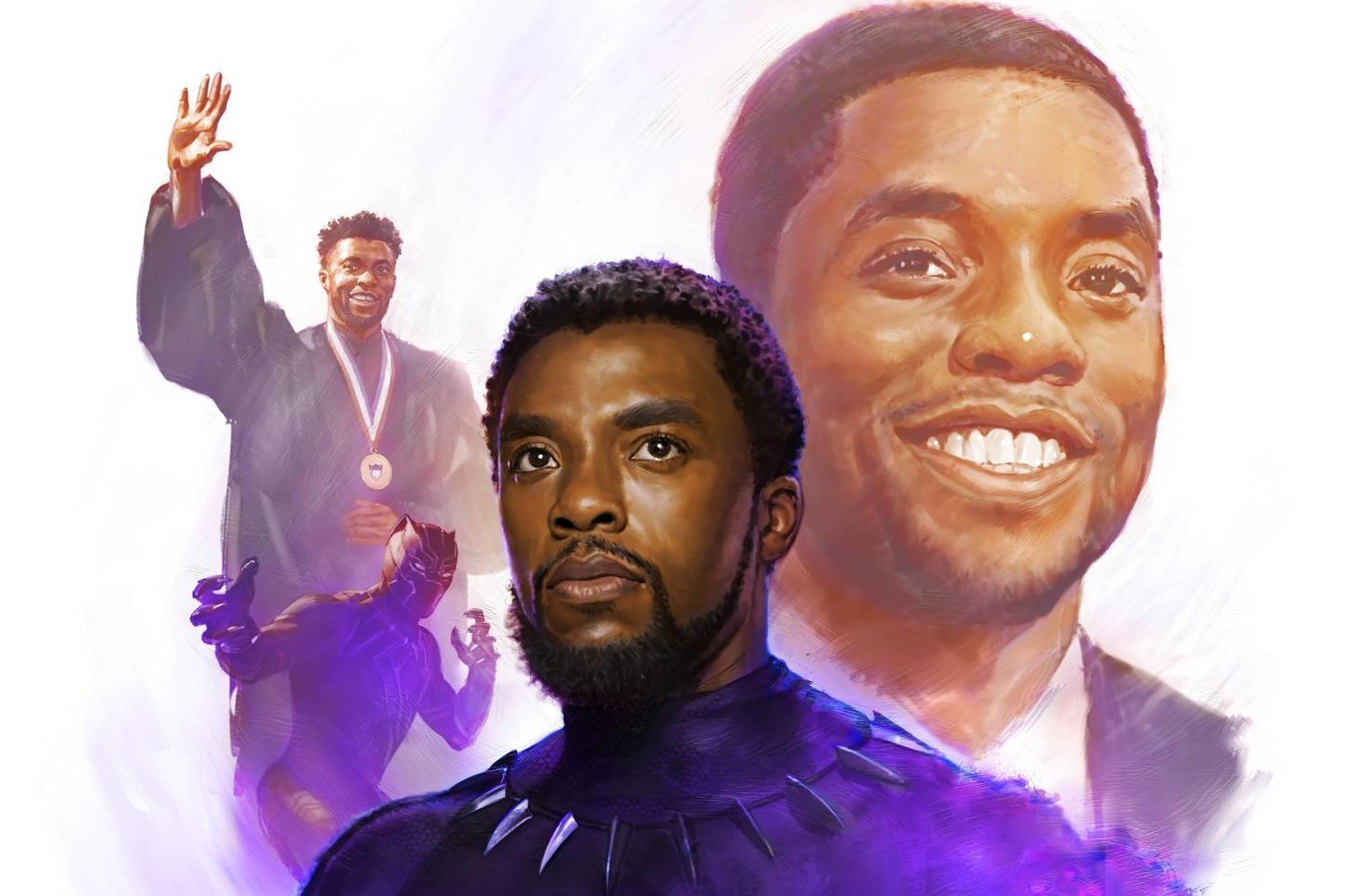 Chadwick Boseman: Marvel Studios paga tributo con un artwork ufficiale