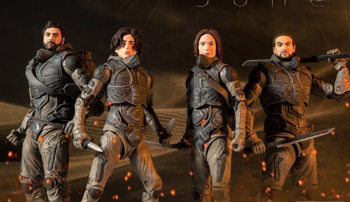 Dune: le action figures “McFarlane Toys” del nuovo film di Denis Villeneuve