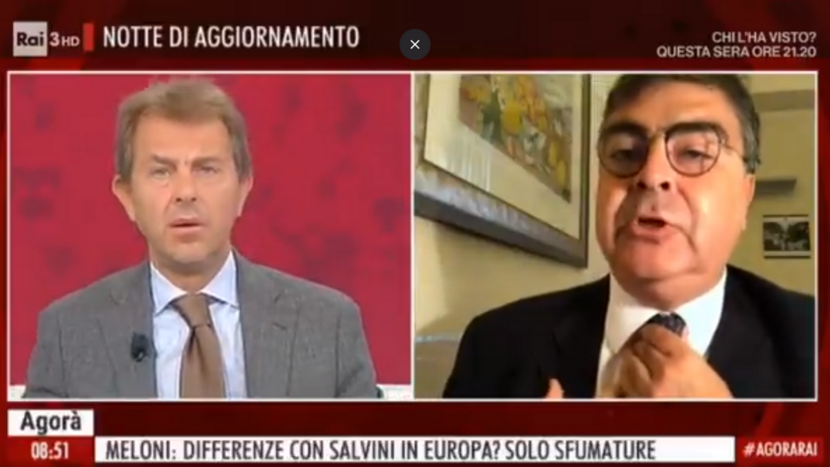 Agorà, Fiano (Pd) contro Giorgino del Tg1: “Non è giornalista obiettivo, ma difensore della Lega” (VIDEO)