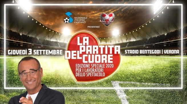 Partita del cuore 2020 stasera in diretta su Rai1: anticipazioni