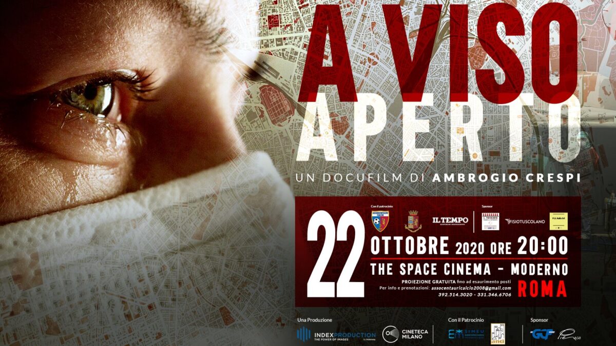 A Viso Aperto: il docufilm di Ambrogio Crespi sul “Lockdown” proiettato a Roma