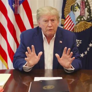 Donald Trump positivo