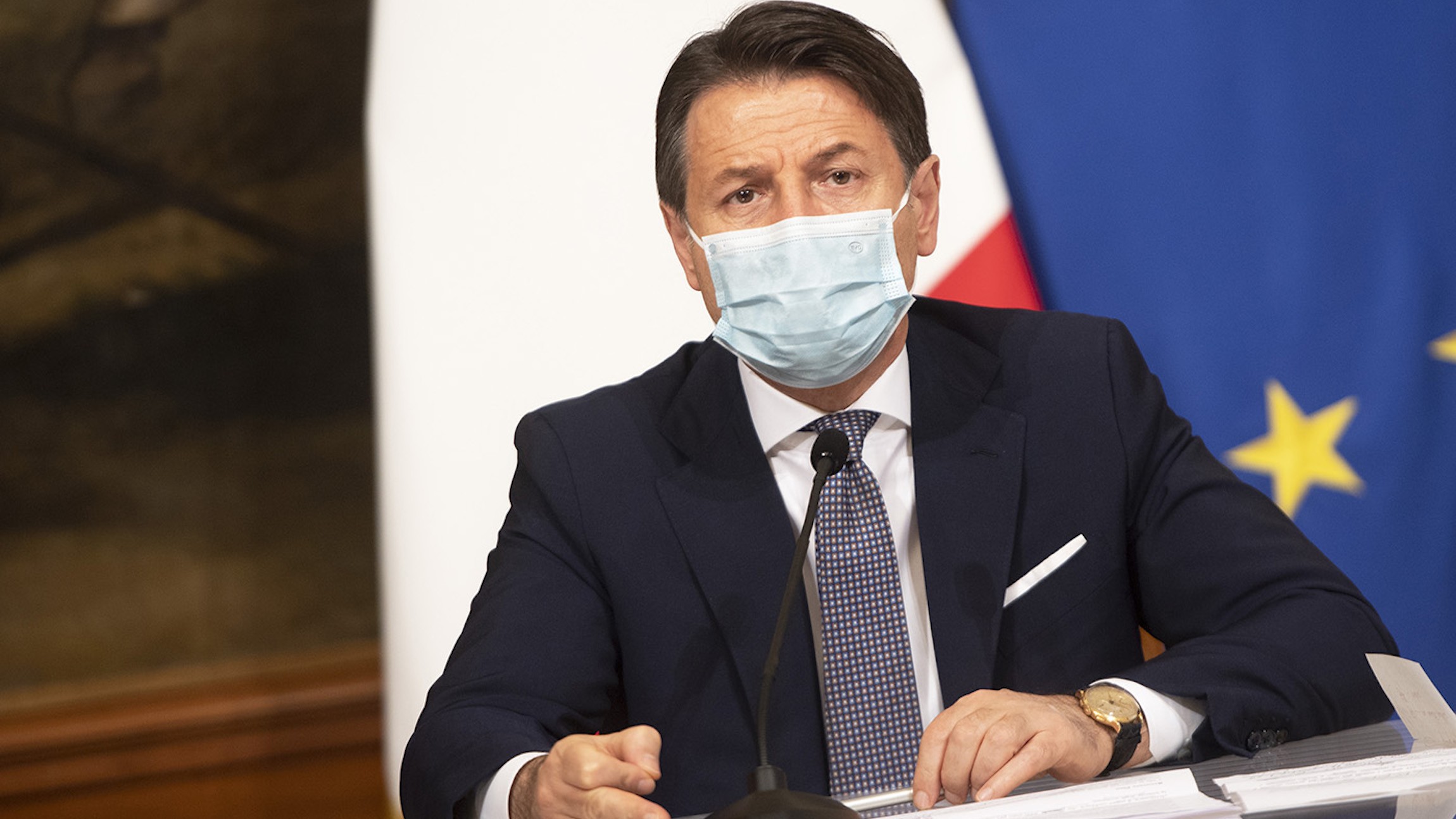 Conte: “Chi rifiuta le tre fasce ci porta a sbattere”