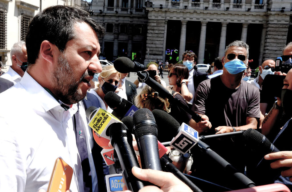 Gregoretti, udienza preliminare per Salvini: “Avanti a testa alta, ho difeso la Patria e la sicurezza degli italiani”
