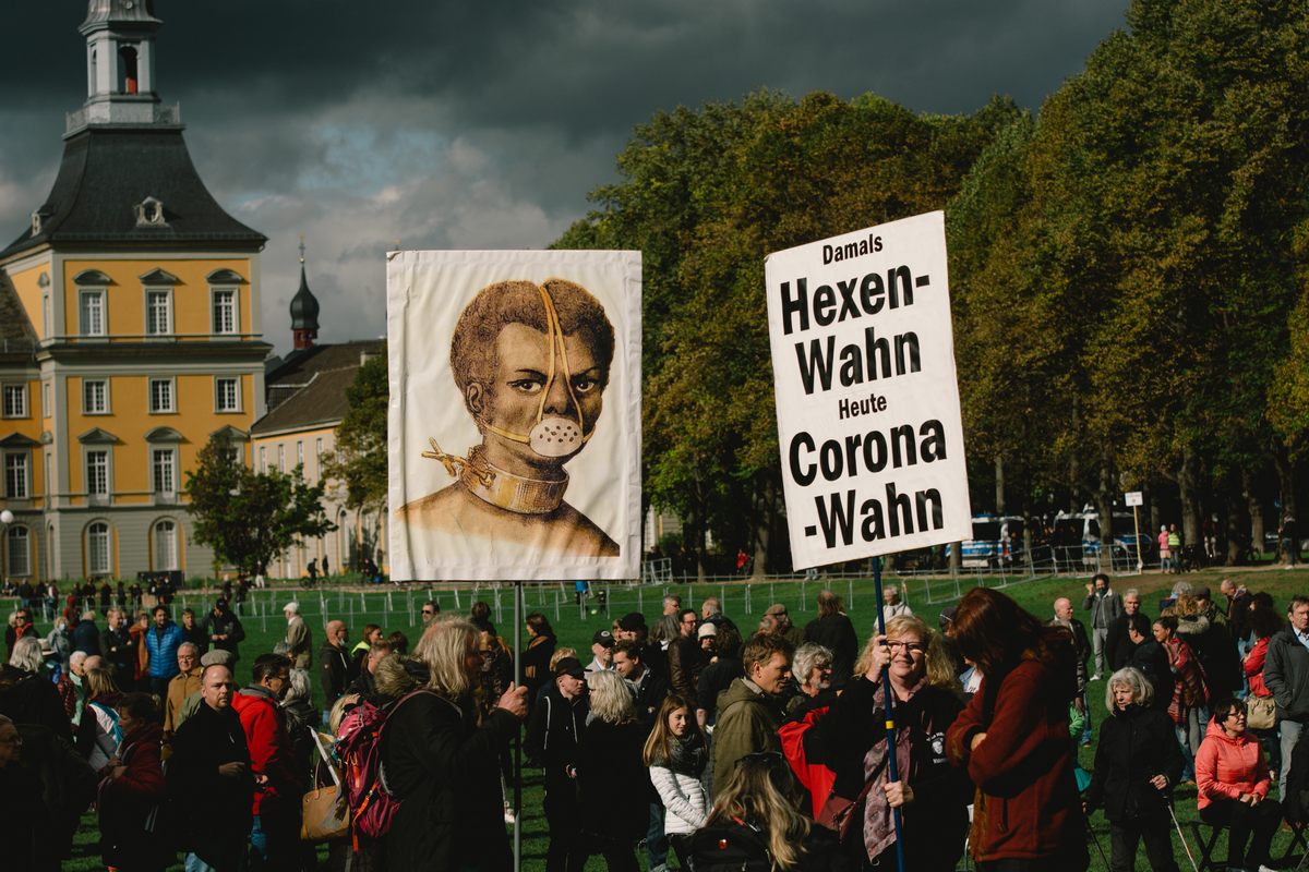 Germania: manifestazione dei negazionisti a Bonn