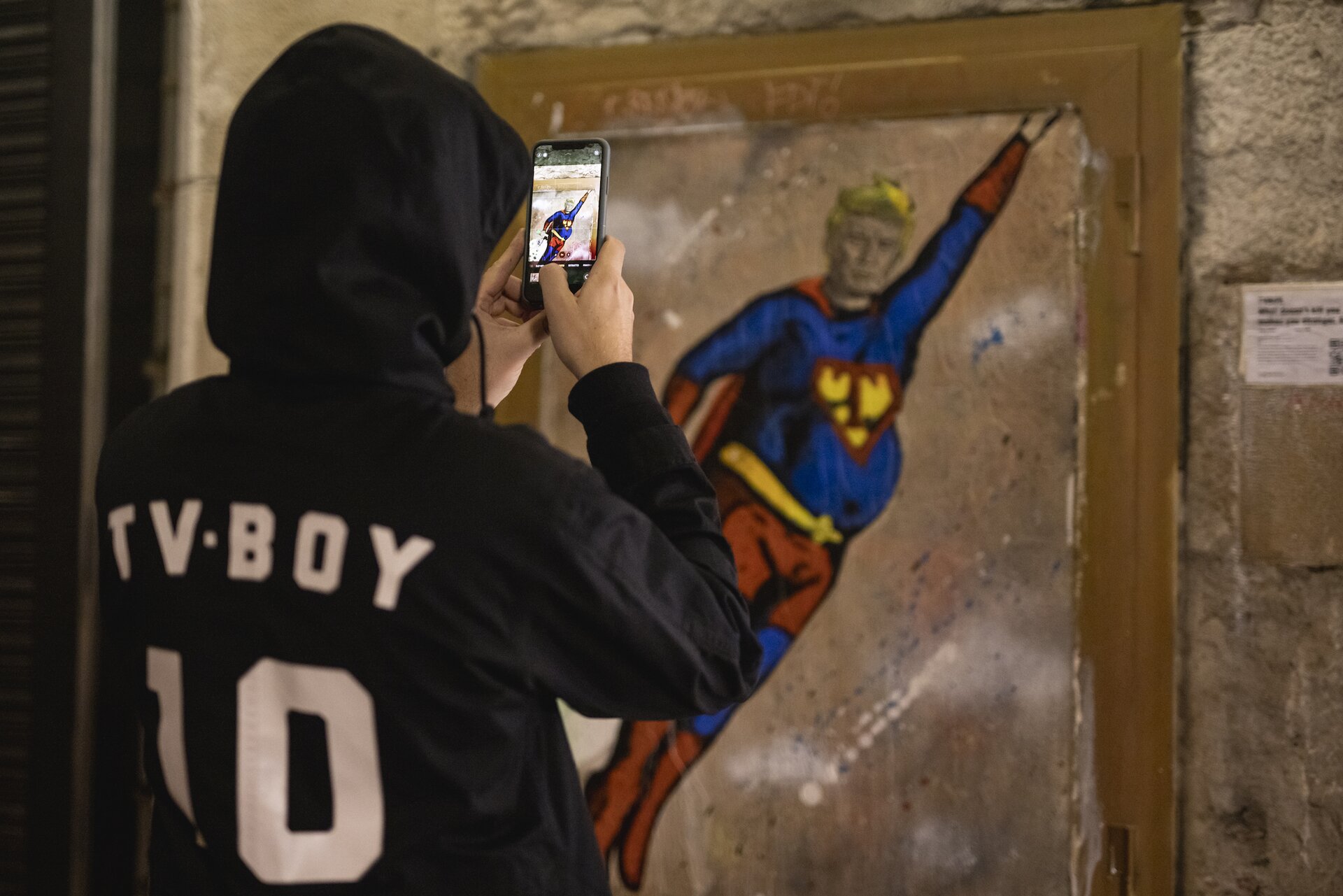 Street Art: Donald Trump visto da TvBoy