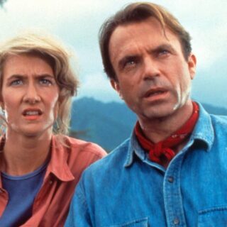 Jurassic World 3 nuove foto dal set con Laura Dern, Sam Neill e un nuovo dinosauro