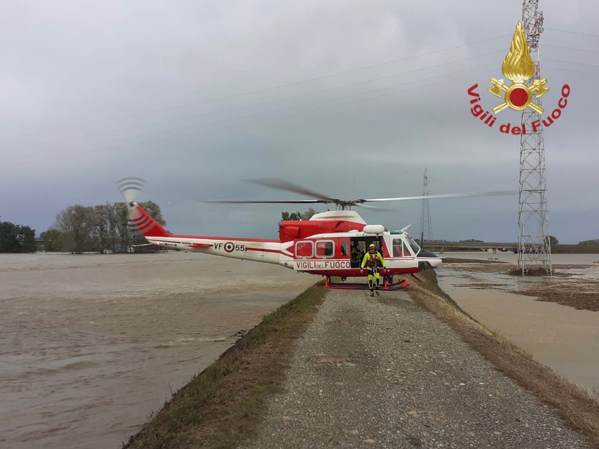 Maltempo al Nord: due dispersi in Piemonte, morto un Vigile del fuoco in Valle d’Aosta