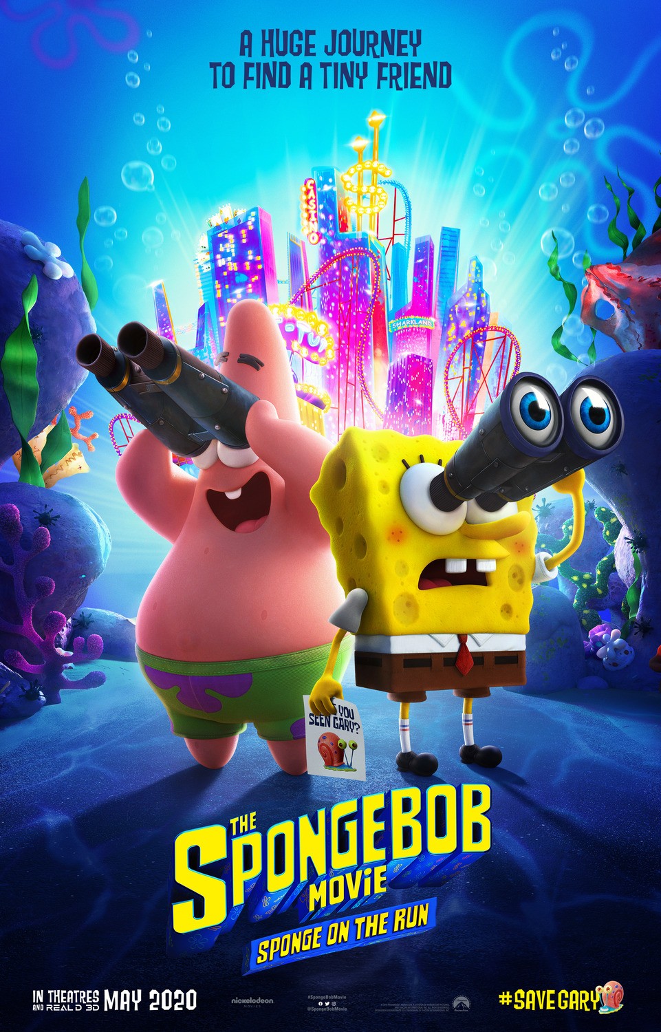 SpongeBob: Amici in fuga – trailer italiano del sequel SpongeBob 3 in arrivo su Netflix